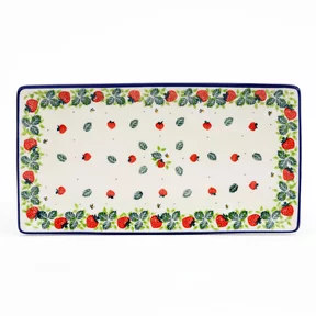 Tacka ceramiczna C26 30/16,5cm<br> 2709X Truskawki